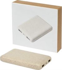 POWER BANK da 5000 mAh in PAGLIA DI GRANO